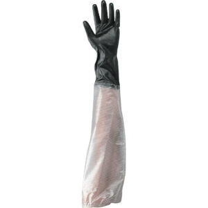 GUANTI PVC NERO G53 TG.XL TRASPARENTE