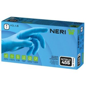 GUANTI AZZURRI NITRILE TG.10