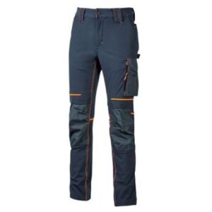 PANTALONE BLU/ARANCIO UPOWER TG.M