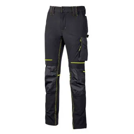 PANTALONE NERO/GIALLO UPOWER TG.M 1 PANTALONE NERO/GIALLO UPOWER TG.M