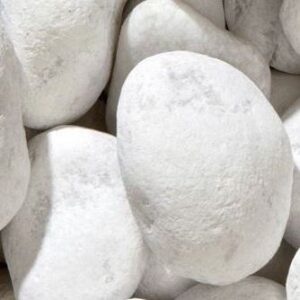 CIOTTOLO BIANCO CARRARA 40/60 MM---KG.25 SUPERF.1/2 MTQ