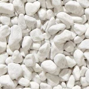 CIOTTOLO BIANCO CARRARA 7/15 MM---KG.25 SUPERF.1/2 MTQ
