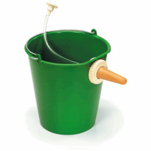 SECCHIO C\AUTOP.ALLATT.VITELLI LT.8 GRIGIO