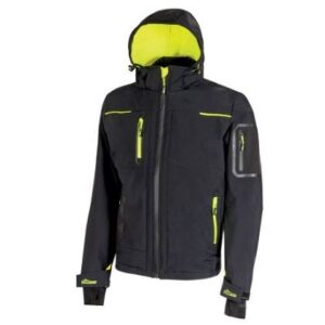 GIUBBOTTO NERO/GIALLO UPOWER TG.XL