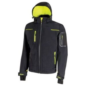 GIUBBOTTO NERO/GIALLO UPOWERTG.XXXL