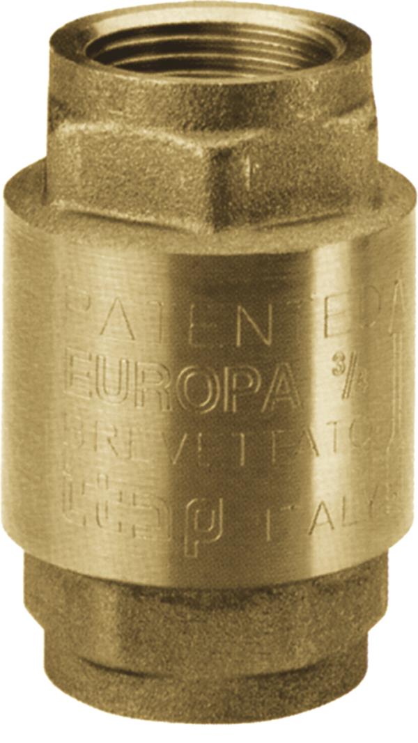 VALVOLA DI RITEGNO DA 3/4" IN OTTONE 1 VALVOLA DI RITEGNO DA 3/4" IN OTTONE