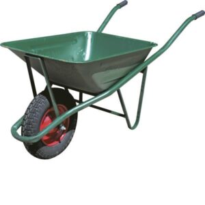 CARRIOLA GIARDINAGGIO VERDE VASCA LAMIERA ECONOMICA