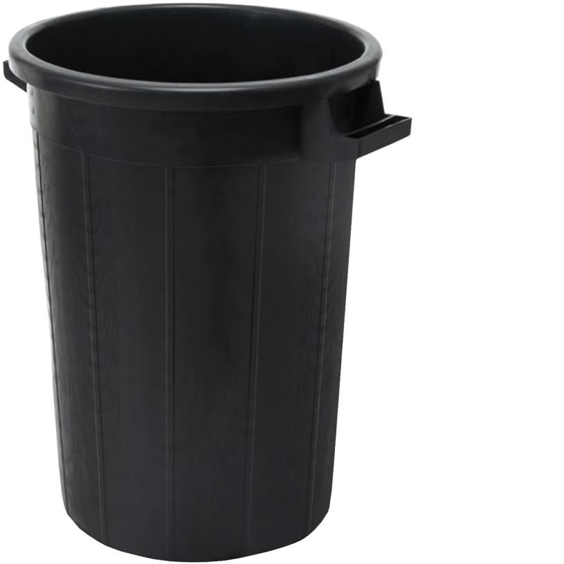 BIDONE NERO LT.100 1 BIDONE NERO LT.100