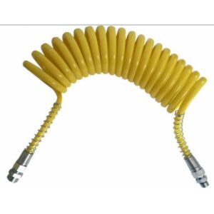 TUBO A SPIRALE GIALLO 12X9 M16X1.5-M16X1.5