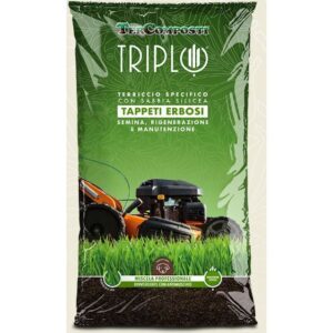TERRICCIO DA RISEMINA PER PRATO LT.70 CON SABBIA SILICEA N°3